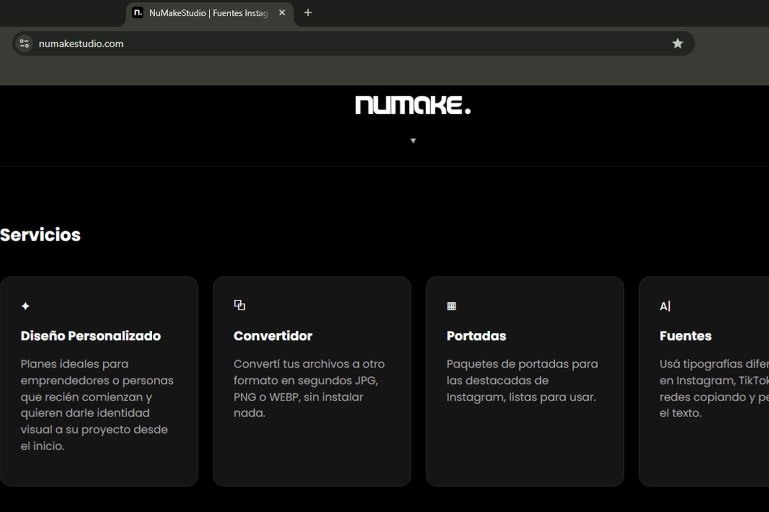 Cambio de logo NuMake